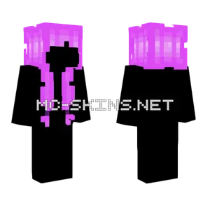 Magenta Hair Base Minecraft skin