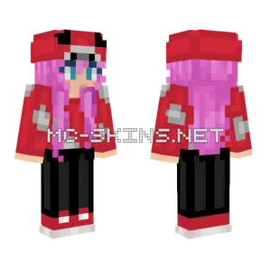 Magenta Mushroom Hoodie Minecraft skin