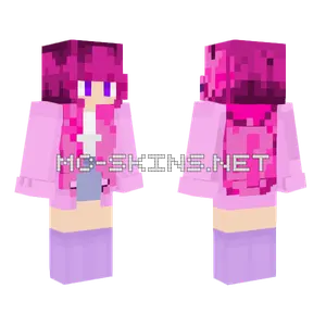 Magenta Zoey Minecraft skin