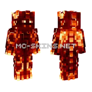 Magma Dragon Minecraft skin