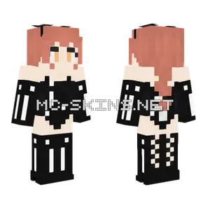 Makima Shiny Bunny Minecraft skin
