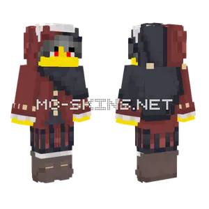 Male Clown Outfit Clown Mask Minecraft skin