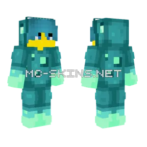 Male Glow Squid Onesie Minecraft skin