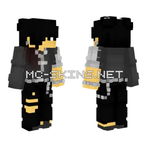 Male Goth Minecraft skin