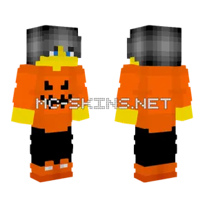 Male Halloween Candy Corn Minecraft skin