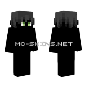 Male HB Dark Gray Fade Minecraft skin