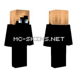 Male HB Gamer Style Blonde Minecraft skin