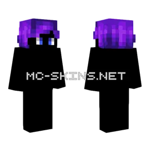 Male HB Night Club Purple Minecraft skin