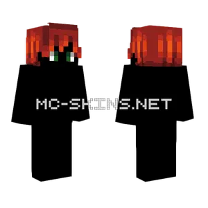 Male HB Orange Bangs Minecraft skin