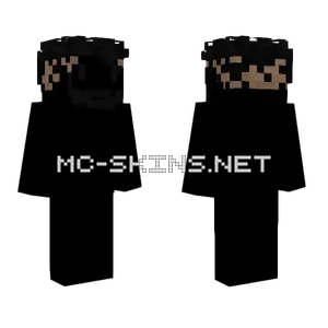 Male HB Shaved W Dreads Beard Minecraft skin