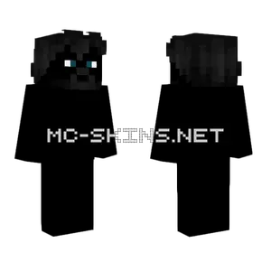 Male HB Slim Black Beard Minecraft skin