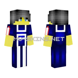 Male MHA Uniform Minecraft skin