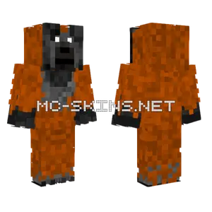 Male Orangutan Minecraft skin