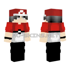 Male Pokemon Trainer Minecraft skin