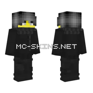Male Scarf Dark Outfit Minecraft skin