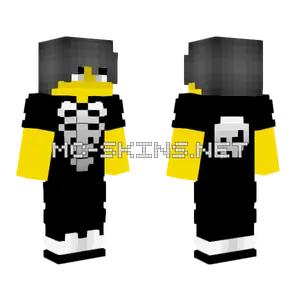 Male Skeleton Shirt Minecraft skin