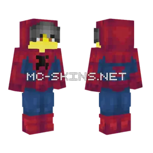 Male Spiderman Outfit Minecraft skin