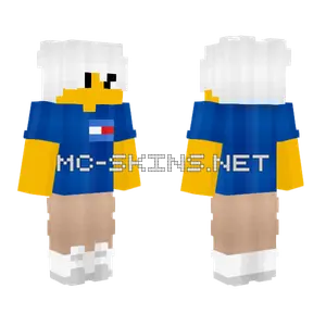 Male Tommy Hilfiger Minecraft skin