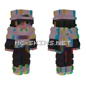 Malfunction Glitch Skin Minecraft skin