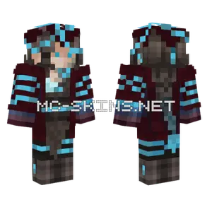 Mallacht Blue Tech Minecraft skin