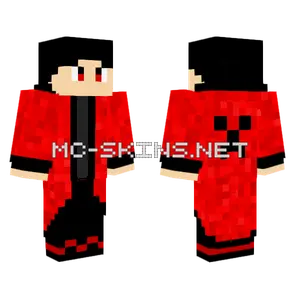 Man In Red Cloak Minecraft skin