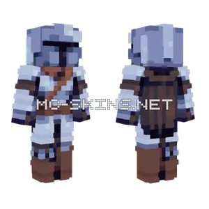 Mandalorian Bounty Hunter Minecraft skin