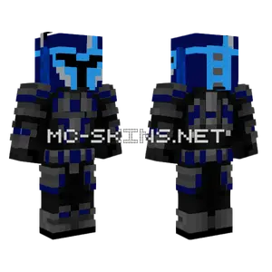 Mandalorian Female Updated Minecraft skin