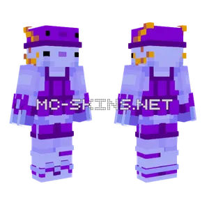Manepear Axolotl Minecraft skin