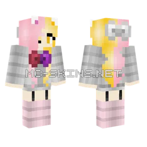 Mangle Lolbit Girl Fusion Minecraft skin
