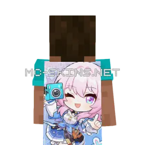 March 7th Chibi cape, outside and lining
