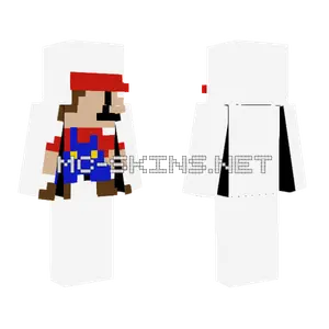 Mario Minecraft skin