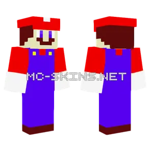 Mario Minecraft skin