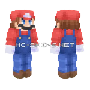 Mario Minecraft skin
