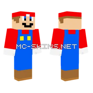 Mario Minecraft skin