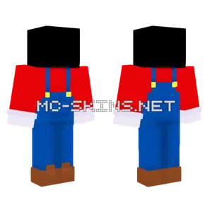 Mario Minecraft skin