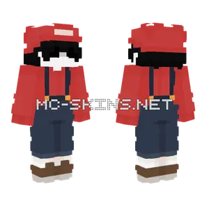 Mario Bross Minecraft skin