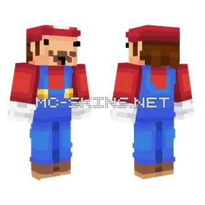 Mario But Derpy Minecraft skin