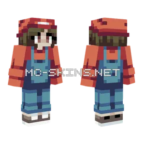 Mario Fan Hive Style Minecraft skin