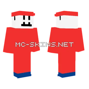 Mario From Donkey Kong Atari Minecraft skin