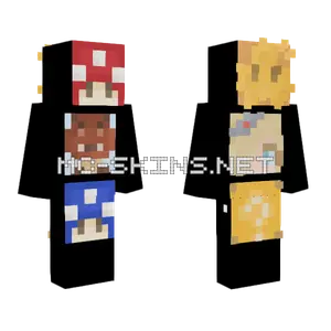 Mario PFP Minecraft skin
