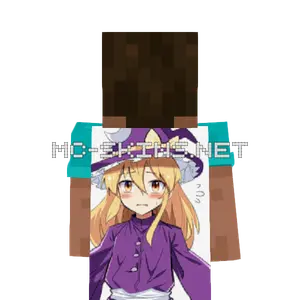 Marisa Kirisame Dress cape, outside and lining
