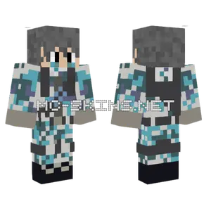 Mark Deep Freeze Con Chaqueta Minecraft skin