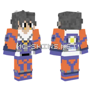 Mark Fall Guys Astronaut Minecraft skin