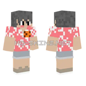 Mark Hotel Worker Shorts Minecraft skin