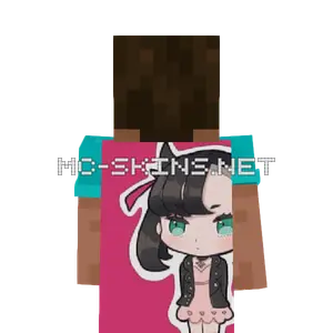 Marnie Chibi cape, outside and lining