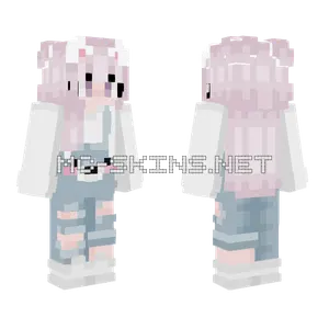 Marshmallow Girl Minecraft skin