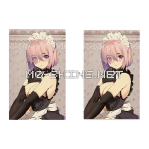 Mash Kyrielight Maid cape, outside and lining