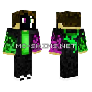 Masked Shadowwolf Minecraft skin