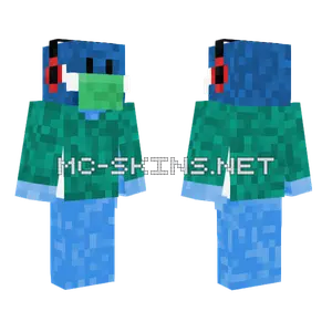 Masked Skyes Minecraft skin