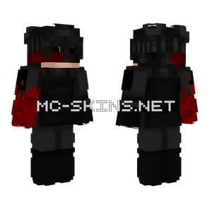 Maskoff Black Outfit Minecraft skin